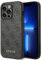 Guess GUHCP14LG4GFGR hülle für iPhone 14 Pro 6, 1 grau/Grey Hard case 4G Metal Gold Logo, schwarz