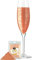 Twinkle my Drink® Rose Gold Deluxe Edible Glitter for Drinks & Cakes | For Valentines Day Decorations, Baby Shower, Celebration | Edible Cocktail Glitter | 5g 25 Servings
