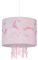 Relaxdays Hängelampe Kinderzimmer, Lampenschirm mit Einhorn-Motiv, HxD: 158 x 35 cm, E27, Pendelleuchte für Kinder, rosa