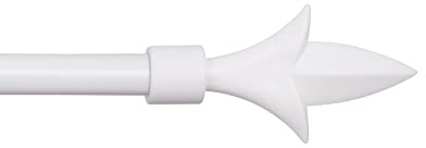 Endstücke für Stilgarnitur 2er Pack aus Kunststoff (Weiß/Lilie) vers. Farben, Ø16mm, Dekoration modernes Design für Vorhangstange