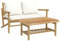 vidaXL Salon de Jardin 2 pcs avec Coussins Blanc crème Bambou, Ensemble de Salon de Jardin, Salons de Patio, siège de Jardin, Salon de Patio