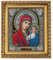 Silver Axion Orthodoxe Ikone (Gottesmutter von Kasan/Божия Матерь «Казанская») - Plakette - Religiöse Kunst - Ikone - Wohnzimmer