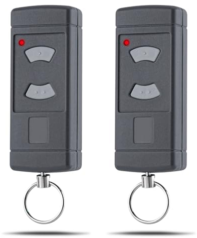 pepape 2 pièces télécommande de Porte de Garage pour Hörmann HSE2-40, HS4-40, HSM4-40, Compatible avec Hörmann Boutons Gris 40.685MHz télécommande de Porte de Garage