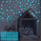 ECHOCUBE 432STK Im Dunkeln Leuchtende Aufkleber, 3D Sternedecke, Kinderzimmer Wandaufkleber, DIY Fluoreszierende Stern Aufkleber Für Baby's Schlafzimmer, Kinderzimmer, Wohnzimmer Dekoration