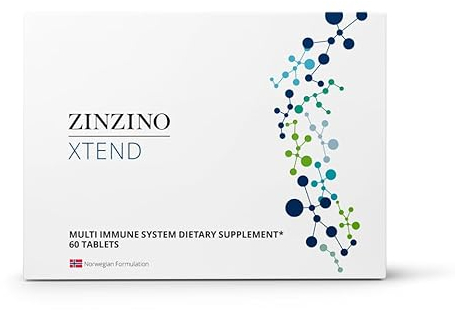 ZinZino Xtend – Multivitamin Komplex mit Vitaminen & Mineralstoffen – Mit Q10, Algenöl, Beta-Glucan – 60 Tabletten