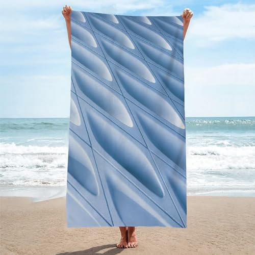 Toalla Playa Blanco Toallas Playa Grande Microfibra Anti Arena PatróN Playa Toallas para NiñA NiñO Adulto Piscina Toalha de Praia Mujer Hombre 200x200cm