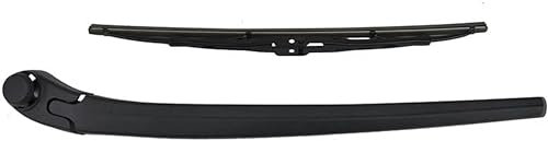 ZFFDZD Kit de limpiaparabrisas Trasero de Coche para Seat Ibiza 2002 2003 2004 2005 2006 2007 2008 2009 2010 2011 2012 Escobilla y Brazo del limpiaparabrisas Trasero