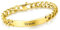 XUANPAI Herren Armband Personalisierte Edelstahl - Silber Panzerkette Armband Hip Hop Rapper Armkette Modeschmuck mit Gravur, Armband mit Namen für Männer (Gold (BR-069), Personalisierte)