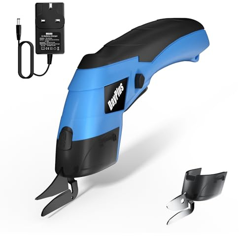Akkuschere with 1 x 2000mAh Batterie und Ladegerät, Elektrische Schere Univesalschere Multi-Cutter Universalschneider für Pappe