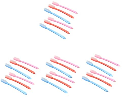 minkissy Stk Zahnbürste Für Erwachsene Erwachsene, Die Zahnbürste Reinigen Bunte Zahnbürste Reisezahnbürste Flecken Zähne Kopf Manuelle Zahnbürste Raucher Zahnbürste Erwachsener Reisen