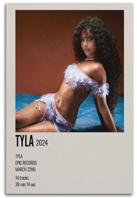 Zamou Tyla Leinwand-Poster, Wandkunst, dekoratives Wohnzimmer-Poster, Schlafzimmer-Poster, 20 x 30 cm, ungerahmter Stil