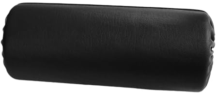 kowaku Schaumstoff-Fußpolsterrolle, 20 cm lang, hohe Dichte, praktisches Heim-Fitnessstudio-Zubehör für Heim-Fitnessgeräte, Bauchmuskeltraining, Schwarz