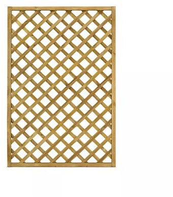 Mondo Viro Panneau réticulé pour jardin Cordy en bois (petit 90 x 180 cm)