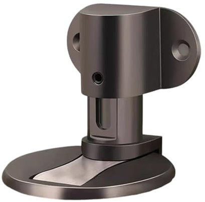 Tope de puerta ajustable for el hogar, invisible, con ventosa, sin perforaciones, fuerte tope magnético for puertas, 1 unidad(Gray)