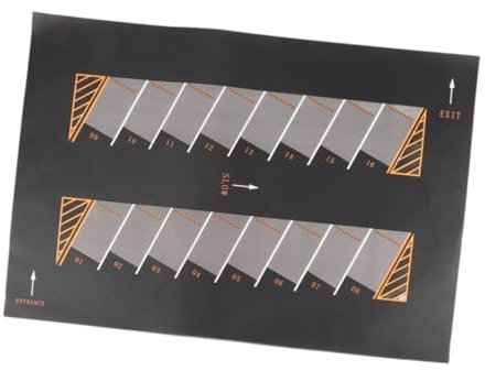 Harilla Maßstab 1:64 Parkplatz Modellauto Diecast Garage Display Tiefgarage für Fahrzeug Spielzeug Diorama Hintergrund Modellbau, Quadratische Matte, Stil g