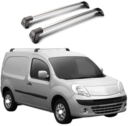 CCLXWY 2 Pièces Barres De Toit Transversales Porte-Bagages Voiture en Aluminium pour KANGOO 5 Van 2008-2022