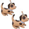 2 Stück Welpen Ballons Haustiere Geburtstag Ballon Gefleckter Hund Luftballon Dalmatiner Folienballon Kindergeburtstag Geburtstag Party Deko für Jungen Mädchen Geburtstagsdeko