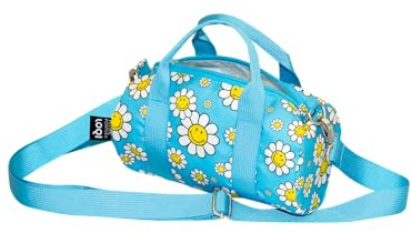 Smiley Flowers Aquarius Recycled Small Weekender