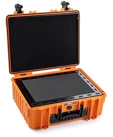 B&W International Akku Transportkoffer Battery.case P908.8 - Orange - für Lithium-Ionen-Batterien - 8 kg Zuladung