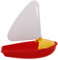 Garneck Bateau Jouet De Bain pour Enfants, Voilier Flottant, Mini Yacht, Jouets De Bain, Jouets d'eau D'été pour Tout-Petits, Bateau De Jeu d'eau en Plastique pour Plage, Piscine,