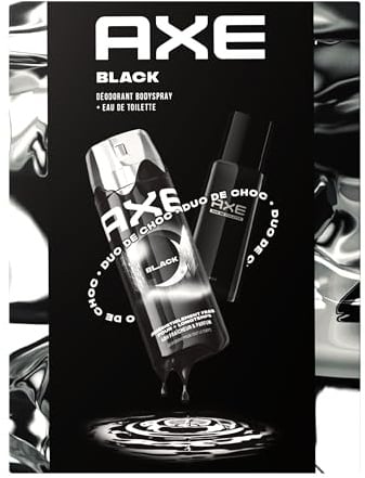 Axe Coffret Homme - Black - 1x Déodorant 200ml & 1x Eau de Toilette 100ml