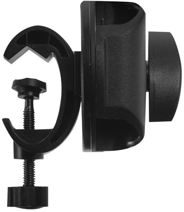 NUSITOU Metal Phone Holder Clamp Mic Stand Clip Adjustable Pole for Mic Stand Boom Clamp for Live Streaming