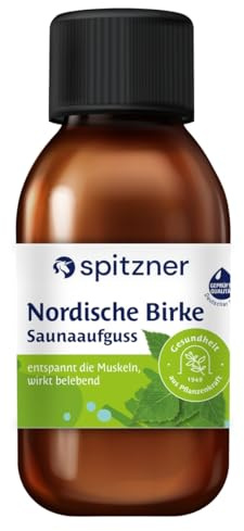 Spitzner Saunaaufguss - Nordische Birke 125 ml - frisch-grüner Birkenduft mit nordischer Leichtigkeit