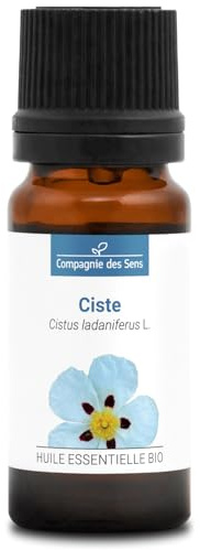 ZISTE (Cistus ladaniferus) BIO - 10 ml - Hochwertiges ätherisches Öl - 100 % rein, natürlich, ChromaCert® zertifiziert - Chemotyp & Vollständig