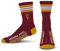 For Bare Feet Herren NCAA 4-Streifen Deuce Crew Socken, Herren, Arizona State Sun Devils, Large (10-13)