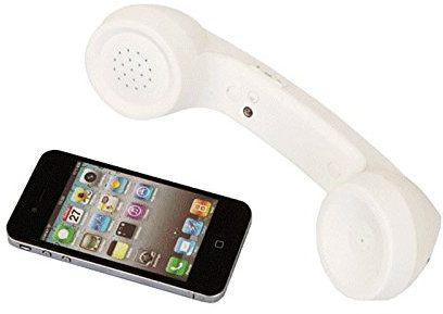 ENJOY-UNIQUE Nuevo inalámbrico Bluetooth micrófono Auriculares Comodidad Retro teléfono Auricular micrófono Altavoz Llamada de teléfono para el Coche