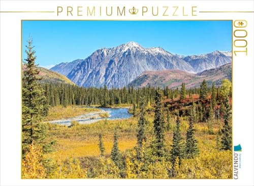 CALVENDO Puzzle Herbst in der Alaska Range | 1000 Teile Lege-Größe 64 x 48 cm Foto-Puzzle für glückliche Stunden