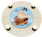 Elobra Kinderzimmerlampe Capt'n Sharky auf hoher See, Deckenleuchte, Holz, beige, 130803