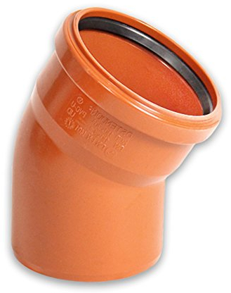 Kanalrohrsystem KG-Bogen 30° DN 125