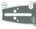 Guide tronçonneuse 50 CM compatible HUSQVARNA 55 type 3/8 1.5mm 72 Maillons