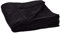 Relaxdays Kuscheldecke extragroß aus Polyester, Fleece, bei 30°C waschbar, HBT: 1 x 200 x 220 cm, schwarz