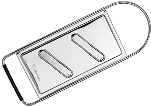 Stanley Rogers Gurkenhobel 30,5 cm, Gemüsehobel mit scharfen Klingen und Antirutsch-Fläche, formschönes Design, 2 aufgesetzte Klingen (Farbe: Silber/Schwarz), Menge: 1 Stück