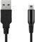 OcioDual Cavo Caricatore 3DS, Cavo Caricabatterie 2DS da 1,2m, Compatibile con le Console DSi, DSi XL, Accessori New 3DS XL, Cavetto Alimentazione USB, Caricabatterie 3DS, Nero
