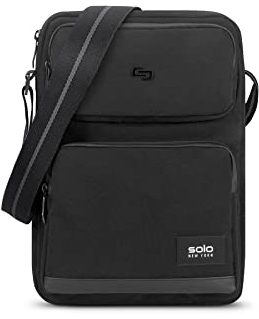 Solo New York Ludlow-Eslinga Universal para Tablet, Bolso Bandolera Unisex Adulto, Black, Talla única