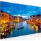 Runa Art Bild Venedig Italien Wandbilder auf Vlies Leinwand 5 Teilig Wanddekoration Wohnzimmer Schlafzimmer 604356a