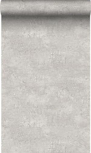 Origin papier peint imitation pierre gris clair 53 cm x 10.05 m Wallcoverings