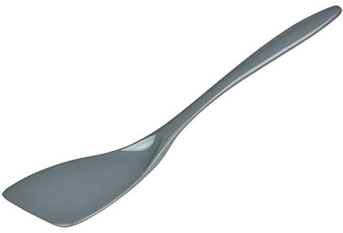 Gourmac Hutzler 12-1/2 Inch Melamine Turner, Steel Gray