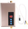 Mini Calentador de Agua Instantáneo, Múltiples Medidas de Seguridad de Calentador de Agua Instantáneo Suministro de Agua Caliente para Refrigeración Temperatura Máxima 55?C, 220V 5.5KW(Oro)
