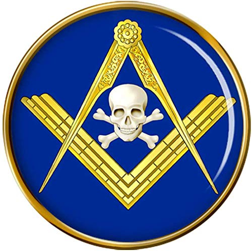 Freimaurer Totenkopf Anstecker