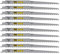 10 lame SabreCut SCRS1617K_10 300 mm 3 TPI S1617K per Seghetto Alternativo per Legno, molto veloce, per Bosch Dewalt Makita e molti altri