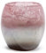 Dynasty Gallery 4 Art Glass Glisten + Glass Votive Candle Holder (Rose Quartz)