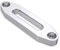10 Zoll Hawse Fairlead,Winde Seilführung Universal Winch Hawse Fairlead Billet Synthetische Winde Seil Winde Kabel Kabelführung Aluminium Führungsanschluss für 9000-12000 LBS Winde Zubehör,Silber