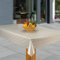 laro Wachstuch-Tischdecke Abwaschbar Garten-Tischdecke Wachstischdecke PVC Plastik-Tischdecken Eckig Meterware Wasserabweisend Abwischbar, Muster:Prisma grau - weiß, Größe:140x220
