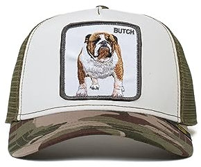 Goorin Bros., The Farm, The Butch - Cappello trucker stagionale con chiusura a scatto regolabile sul retro, unisex, bianco, taglia unica, Taglia unica