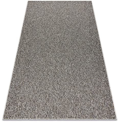 Einfarbiger empfindlich Teppich SUPERSTAR 836 für Zimmer, Wohnzimmer, Schlafzimmer, Teppichboden Auslegware, Verschiedene Größen, hellbeige 250x400 cm