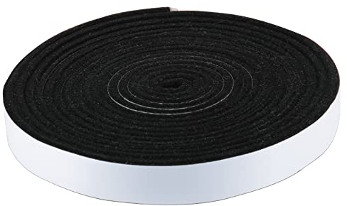 Carkio Smoker Dichtung Dichtungen, High Temp Grill Dichtung selbst kleben Filz, hohe Hitze Raucher BBQ Dichtung feuerfestes Band für Raucher BBQ Deckel, 3/4 x 1/8 10 Feet